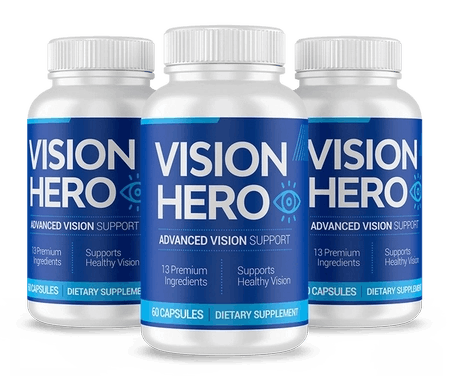Visio Hero 3 bottle pack - most popular eye supplement supply 2026
